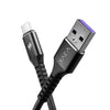 XAEA CABLE USB X-094 TIPO-C 3A 2.4A NEGRO 1M