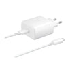 SAMSUNG CARGADOR 45W TIPO C - C BLANCO