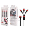 ELLIETECH CW110 CABLE 3 EN 1 TIPO C+ MICRO USB + LIGHTNING
