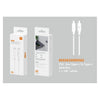 SIO SC01 CABLE TIPO C-TIPO C BLANCO