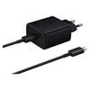 SAMSUNG CARGADOR 45W TIPO C - C NEGRO